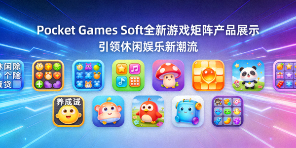 Pocket Games Soft全新游戏矩阵产品展示 - 引领休闲娱乐新潮流